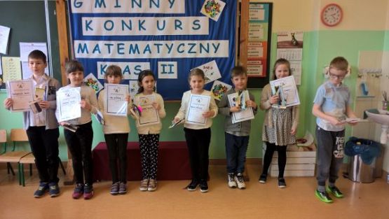 Grafika #1: Gminny Konkurs Matematyczny dla klas II "Lubimy matematykę"
