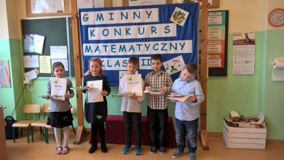 Grafika #0: Gminny Konkurs Matematyczny dla klas II "Lubimy matematykę"