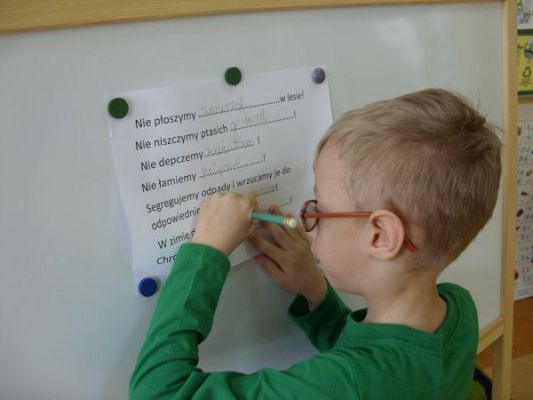 Grafika #5: Zielony Dzień w klasie pierwszej