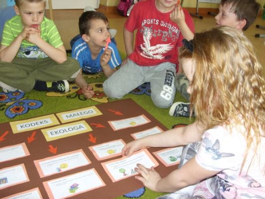 Grafika #9: Zielony Dzień w klasie pierwszej