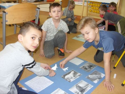 Grafika #3: Zimowe lekcje w kl. II