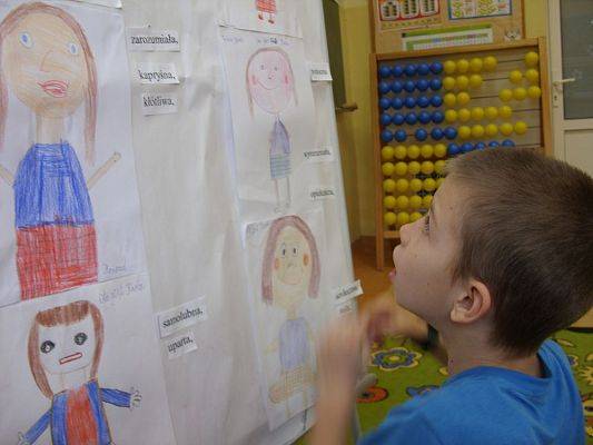 Grafika #2: "Oto jest Kasia" w klasie trzeciej