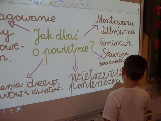 Grafika #5: Doświadczenia z powietrzem w klasie trzeciej