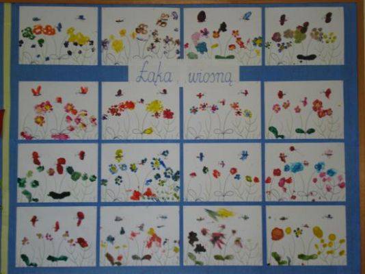 Grafika #6: Wiosna na łące