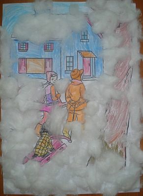 Grafika #111: Zabawy na śniegu