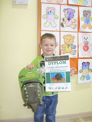 Grafika #0: III m-ce Oliwiera w konkursie plastycznym