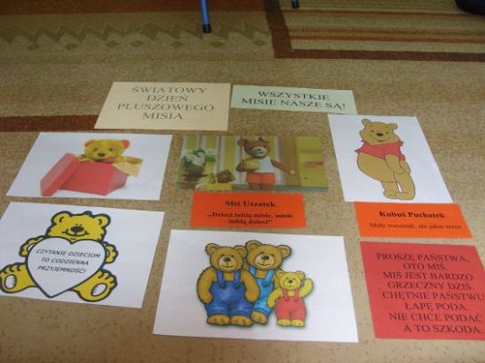 Grafika #8: Święto Pluszowego Misia w przedszkolu