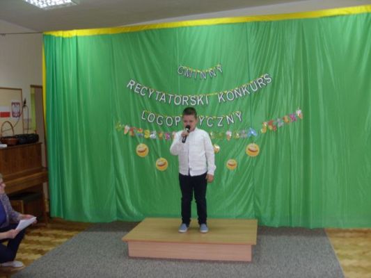 Grafika #2: Gminny Recytatorski Konkurs Logopedyczny