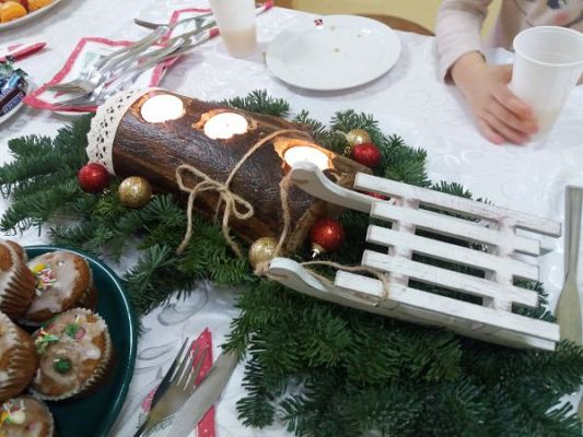 Grafika #15: "Gorączka przedświąteczna" i wigilia w oddziale przedszkolnym