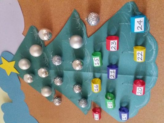 Grafika #5: "Gorączka przedświąteczna" i wigilia w oddziale przedszkolnym