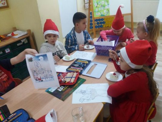 Grafika #4: Mikołajowe Mikołajki w Oddziale Przedszkolnym