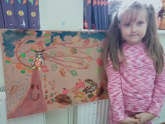 Grafika #4: Październik w Oddziale Przedszkolnym