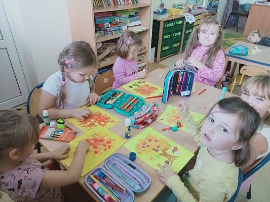 Grafika #3: Październik w Oddziale Przedszkolnym