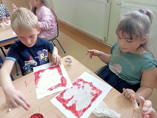 Grafika #10: Kwiecień w Oddziale Przedszkolnym