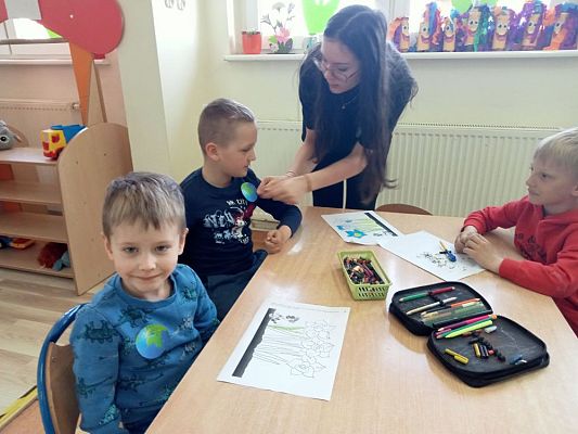 Grafika #7: Kwiecień w Oddziale Przedszkolnym