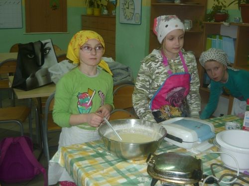 Grafika #2: Klasa czwarta i szósta piecze gofry