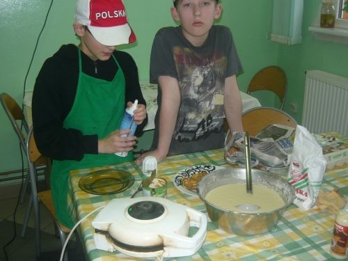 Grafika #3: Klasa czwarta i szósta piecze gofry