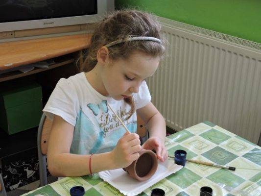 Grafika #4: Malowanie dzbanków glinianych