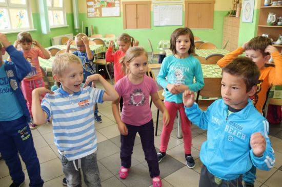 Grafika #3: Klasa 1 podczas zabawy w języku kaszubskim