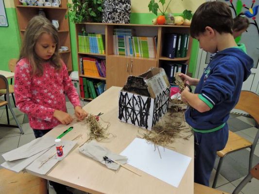 Grafika #3: Kaszubskie domy