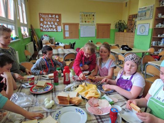 Grafika #1: Kanapki na ciepło