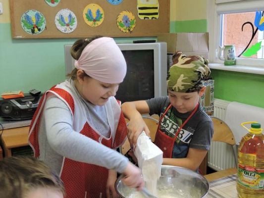 Grafika #1: Klasa III piecze gofry