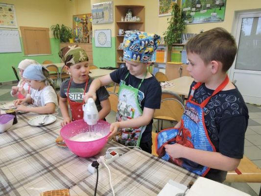 Grafika #3: Klasa III piecze gofry