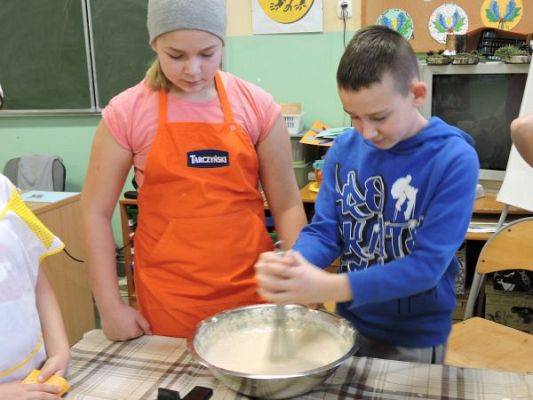 Grafika #4: Klasa IV piecze gofry