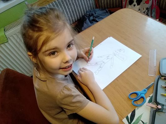 Grafika #6: Edukacja zdalna - język kaszubski kasa 1 i 2