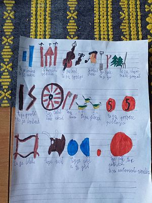 Grafika #8: Edukacja zdalna - język kaszubski kasa 5