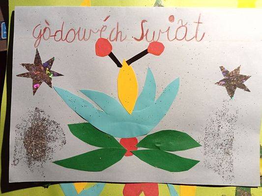 Grafika #1: Edukacja zdalna - język kaszubski kasa 5