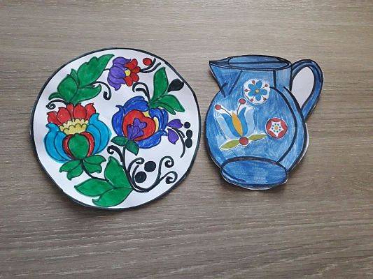 Grafika #0: Edukacja zdalna - język kaszubski klasa 6. Wyroby z &quot;porcelany&quot;.