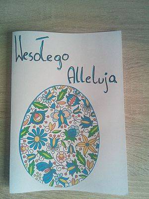 Grafika #14: Edukacja zdalna - język kaszubski. Wielkanoc