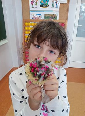 Grafika #22: Pompony w wykonaniu klasy 1 i 2.