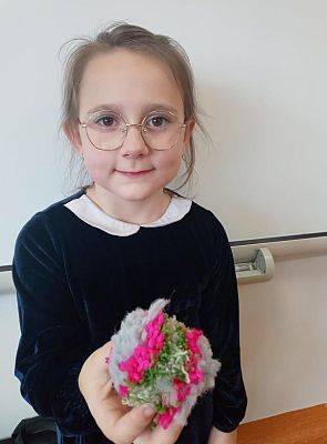 Grafika #14: Pompony w wykonaniu klasy 1 i 2.