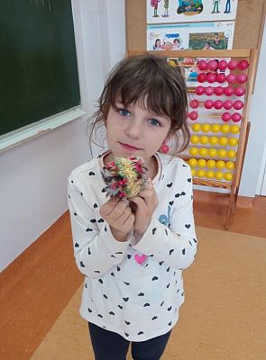 Grafika #13: Pompony w wykonaniu klasy 1 i 2.