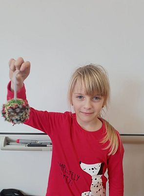 Grafika #21: Pompony w wykonaniu klasy 1 i 2.