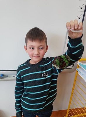 Grafika #20: Pompony w wykonaniu klasy 1 i 2.