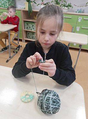 Grafika #17: Pompony w wykonaniu klasy 1 i 2.