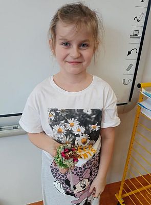 Grafika #18: Pompony w wykonaniu klasy 1 i 2.