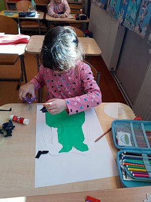 Grafika #14: Strój kaszubski - klasa 1 i 2.