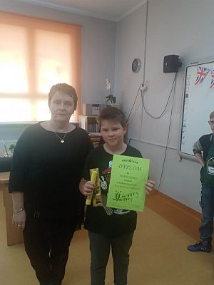 Grafika #6: ROZSTRZYGNIĘCIE SZKOLNEGO KONKURSU NA KASZUBSKĄ KARTKĘ WIELKANOCNĄ