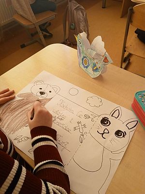 Grafika #7: Walentynkowe prace klasy II.