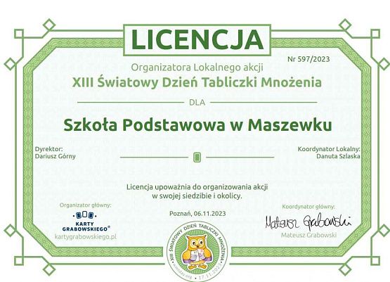 Grafika #2: Zbliża się XIII Światowy Dzień Tabliczki Mnożenia