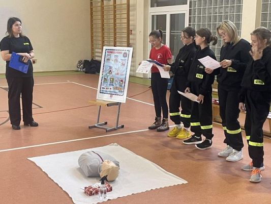 Grafika #0: Projekt "30 na 2" - wizyta Druhów z MDP OSP Wicko