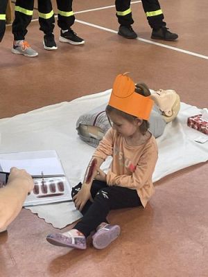 Grafika #8: Projekt "30 na 2" - wizyta Druhów z MDP OSP Wicko