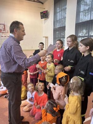 Grafika #15: Projekt "30 na 2" - wizyta Druhów z MDP OSP Wicko