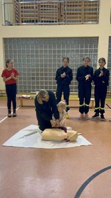 Grafika #18: Projekt "30 na 2" - wizyta Druhów z MDP OSP Wicko