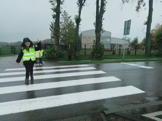 Grafika #10: Akademia Bezpiecznego Puchatka. Edycja II- kl. I