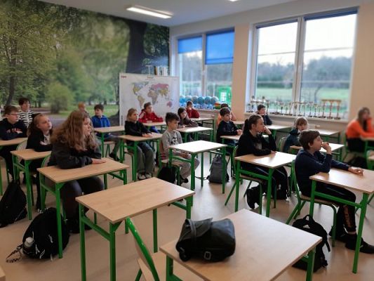 Grafika #0: Warsztaty przyrodnicze w SP Szczenurze